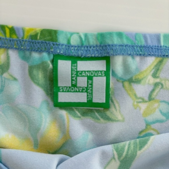 Manuel Canovas Skirt Floral Jersey Pencil - Picture 3 of 5